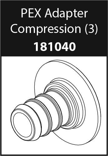 Moen Commercial Parts & Accessories 181040 Adapter kit