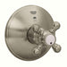 Grohe 19219 Geneva 4 Inch Three Way Diverter Valve Trim with Cross Handle