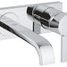 Grohe 1930000A Allure 6 3/4 Inch Single Handle Wall Mount Bathroom Faucet