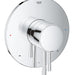 Grohe 19494 Essence 7 3/8 Inch Custom Shower Thermostatic Trim with Control Module