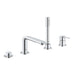Grohe 19577 Lineare Four-Hole Bathtub Faucet with Handshower