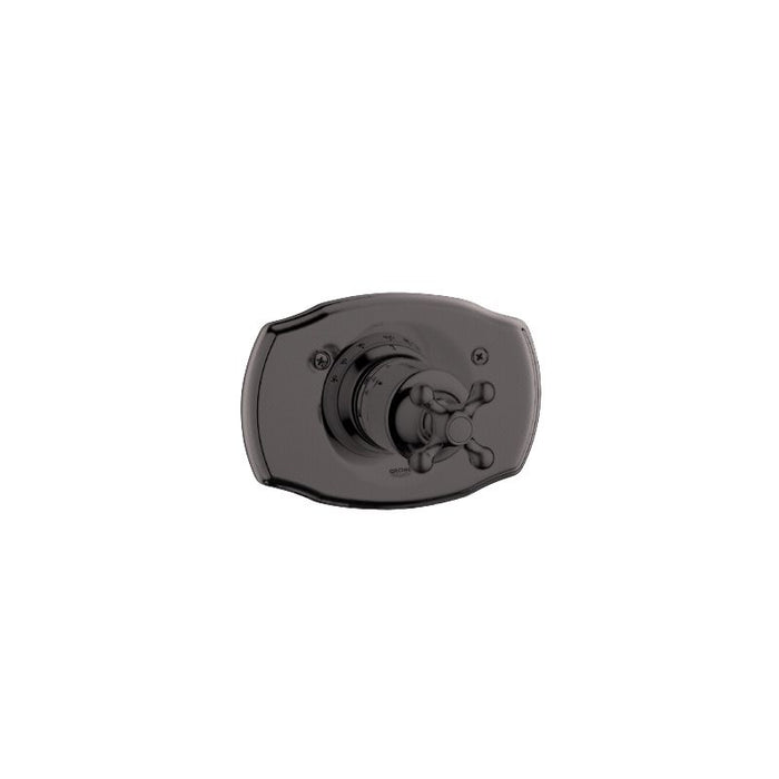 Grohe 19612 Seabury Single Handle Grohetherm Thermostatic Valve Trim Only with Metal Cross Handle