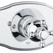 Grohe 19725 Geneva 7 1/2 Inch Pressure Balance Valve Trimset with Cross Handle