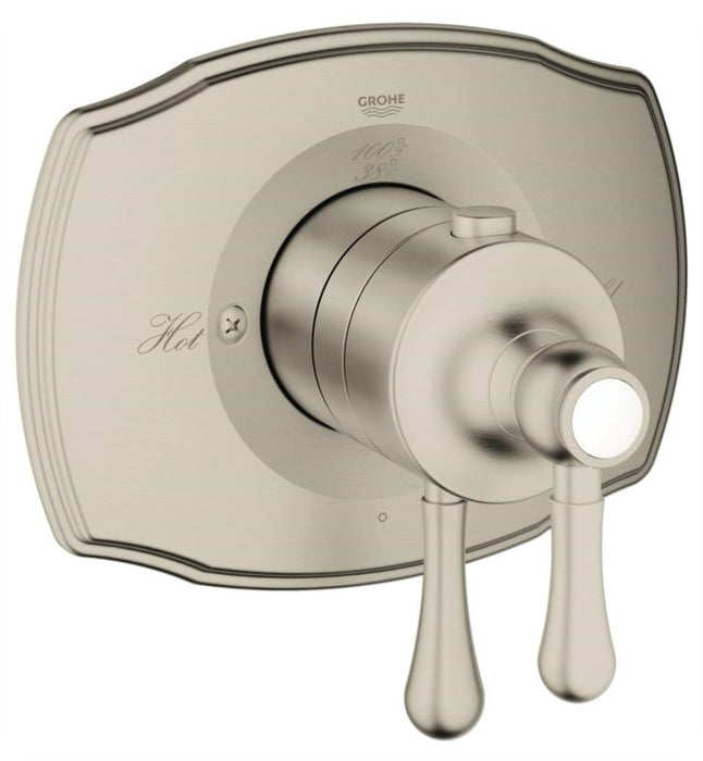 Grohe 19822 Grohflex 2000 7 1/2 Inch Single Function Thermostatic Shower Trim with Control Module