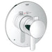 Grohe 19878 Europlus Dual Function Thermostatic Shower Trim with Integrated Volume Control and 2-Way Diverter