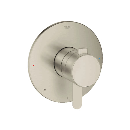 Grohe 19881 Europlus 6 3/4 Inch Dual Function Pressure Balance Trim with Control Module