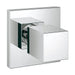 Grohe 19910000 Eurocube 2 3/4 Inch Cube Volume Control Trim