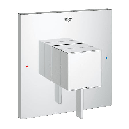 Grohe 19924000 Eurocube 7 1/4 Inch Single Function Pressure Balance Trim with Control Module