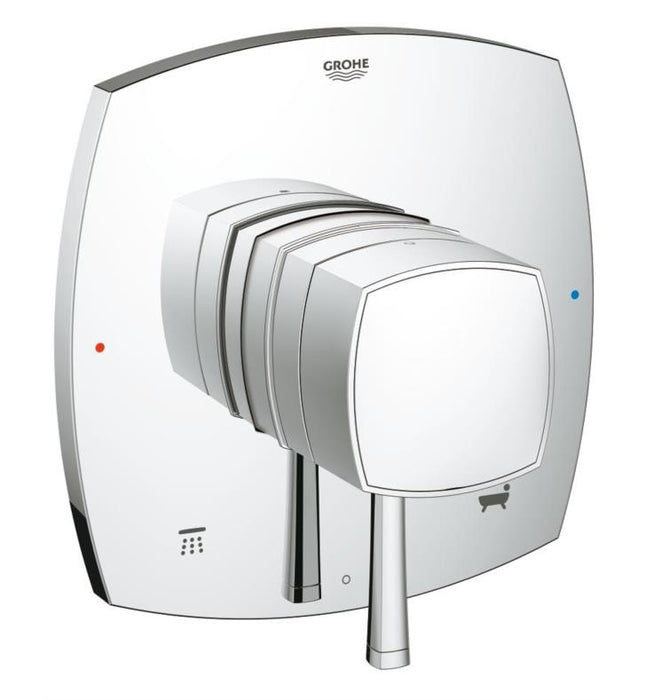 Grohe 19938 Grandera 10 Inch Four Hole Widespread/Deck Mounted Roman Tub Filler with Handshower