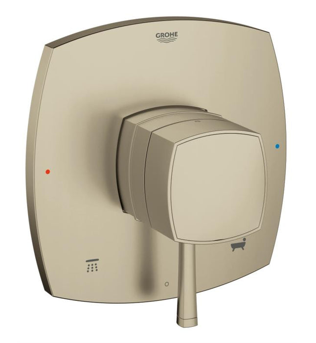 Grohe 19938 Grandera 10 Inch Four Hole Widespread/Deck Mounted Roman Tub Filler with Handshower