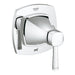 Grohe 19942 Grandera 4 3/8 Inch Single Lever Five Port Diverter Valve Trim