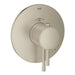 Grohe 19987 Essence Thermostatic Valve Trim with Integrated Volume Control and Turbo Stat Technology - Less Valve