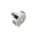 Moen Eos 20001 Three-Function 3.75" Diameter Spray Head Eco-Performance Showerhead Showerhead - Chrome