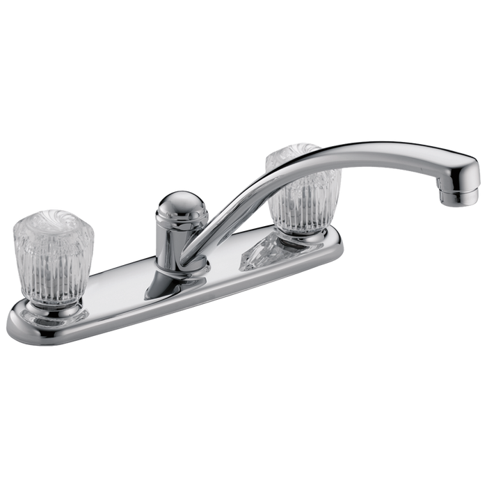 Delta 2102LF Classic Two Handle Kitchen Faucet
