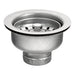 Moen 22037 Steel 3 - 1/2" Basket Strainer with Drain Assembly in Satin