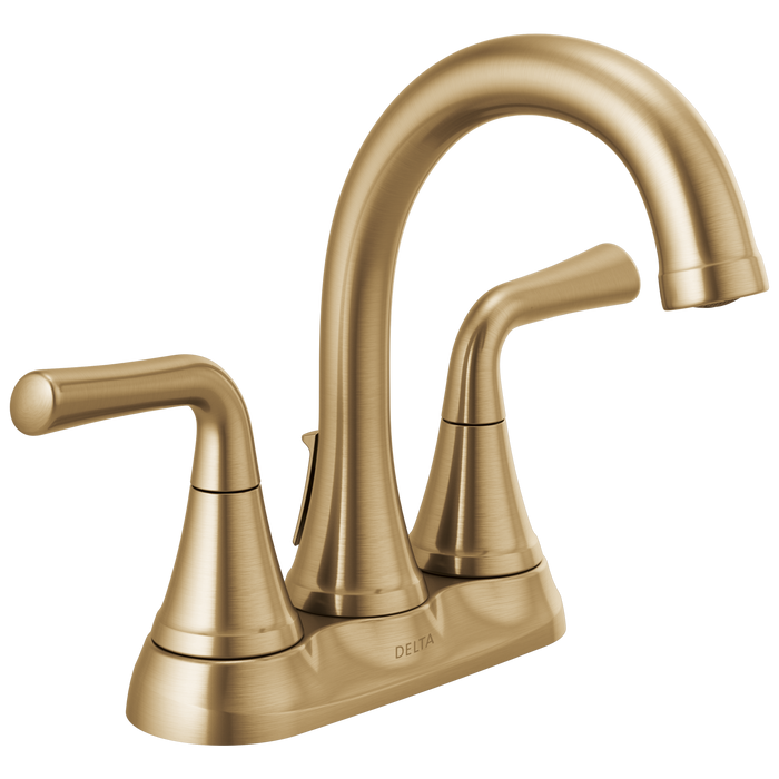 Delta Kayra 2533LF Two Handle Tract-Pack Centerset Bathroom Faucet - Champagne Bronze