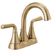 Delta Kayra 2533LF Two Handle Tract-Pack Centerset Bathroom Faucet - Champagne Bronze