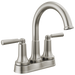 Delta Saylor 2535 Two Handle Centerset Bathroom Faucet - Stainless