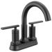 Delta Altado 25442 Two Handle Tract-Pack Centerset Bathroom Faucet - Matte Black