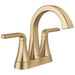 Delta Lineax 2562LF Two Handle Tract-Pack Centerset Bathroom Faucet - Champagne Bronze