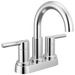 Delta Nicoli 25749LF Two Handle Centerset Bathroom Faucet - Chrome