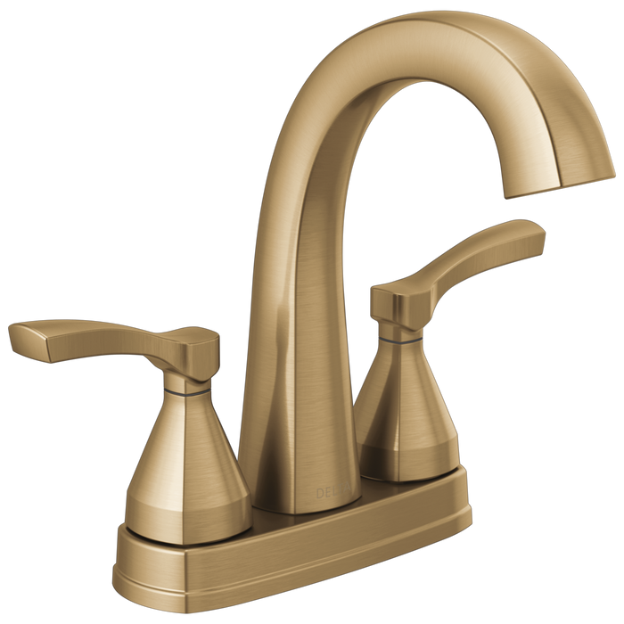 Delta Stryke 25775 Two Handle Centerset Bathroom Faucet - Lumicoat Champagne Bronze
