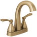 Delta Stryke 25775 Two Handle Centerset Bathroom Faucet - Lumicoat Champagne Bronze