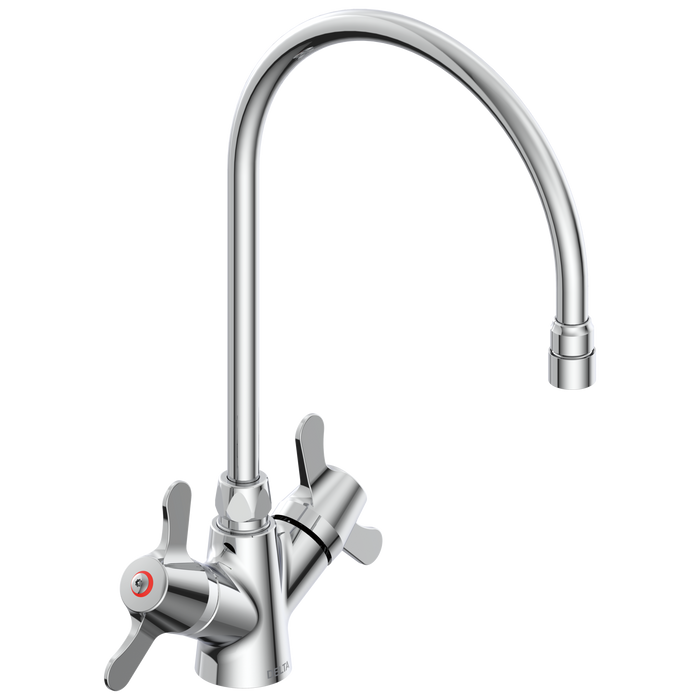 Delta Commercial 25C3: SS Mixing Faucet