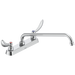 Delta Commercial 26C3: Two Handle 8" Cast Deck Mount Faucet