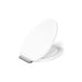 KOHLER K-27331-CP Glissade ReadyLatch® Quiet-Close™ Elongated Toilet Seat - angled product view