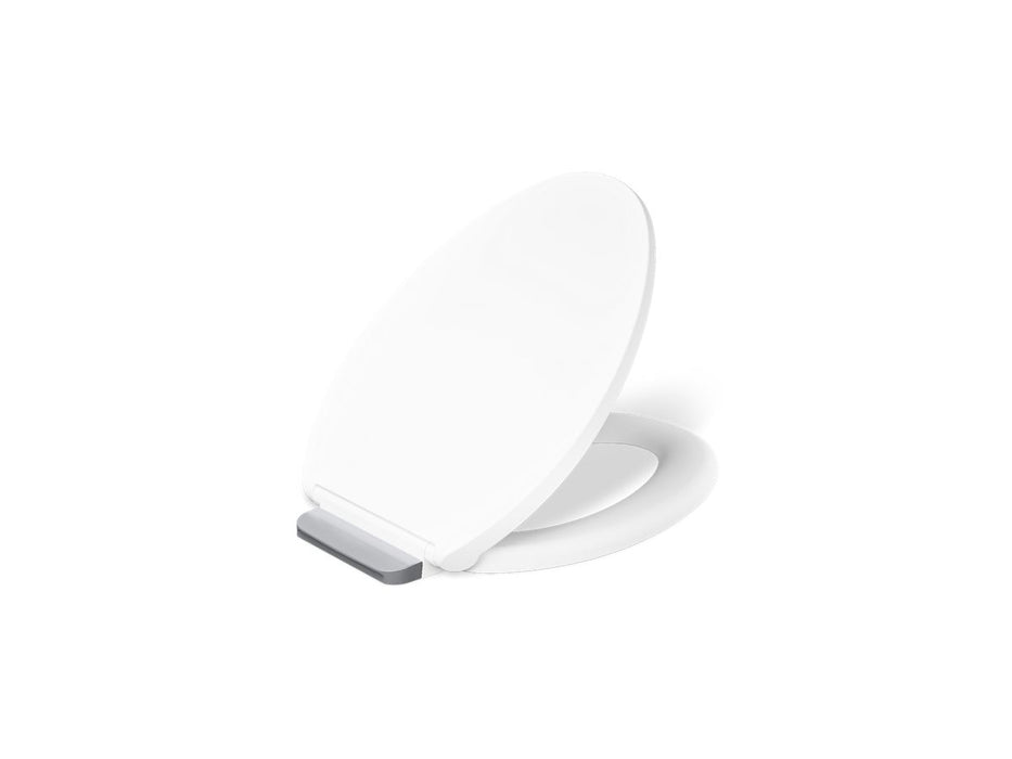 KOHLER K-27331-CP Glissade ReadyLatch® Quiet-Close™ Elongated Toilet Seat - angled product view