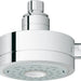 Grohe 27530000 Relexa Deluxe 2.5 GPM Multi-Function Shower Head with Champagne Spray and Dream Spray Technology