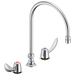 Delta Commercial 27C1 / 27C2: Two Handle 8" Below Deck Mount Faucet