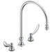 Delta Commercial 27C1 / 27C2: Two Handle 8" Below Deck Mount Faucet