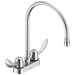 Delta Commercial 27C4 / 27C5 / 27C6: Two Handle 4" Deck Mount Faucet