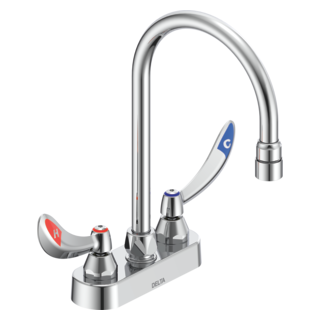 Commercial 27C4 / 27C5 / 27C6 27C4934 Two Handle 4" Deck-Mount Faucet