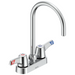 Commercial 27C4 / 27C5 / 27C6 27C4973 Two Handle 4" Deck-Mount Faucet - Chrome