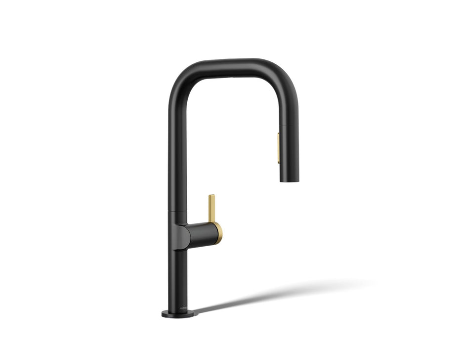 KOHLER K-28271-RT2 Components Touchless pull-down kitchen sink faucet with two-function sprayhead