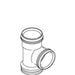 KOHLER K-29073 1 1/2-11 1/2 NP Tee