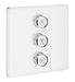 Grohe 29158LS0 Grohtherm Smart Control Triple Function Diverter Trim Only with EcoJoy - Less Rough-In Valve