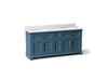 KOHLER K-29264-BD1 Charlemont 72" bathroom vanity cabinet with sinks and quartz top