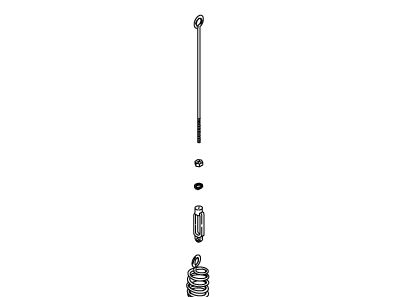 KOHLER K-30154 Lift Rod Assembly