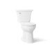 KOHLER K-31089 Highline Curve The Complete Solution® Two-piece Elongated Toilet, 1.28 GPF - angled product view
