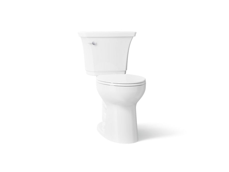 KOHLER K-31089 Highline Curve The Complete Solution® Two-piece Elongated Toilet, 1.28 GPF - angled product view