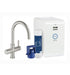 Grohe 31251 Blue 16 Inch Single Hole Deck Mounted Kitchen Faucet with Chilled and Sparkling Starter Kit