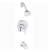 Grohe 3501220A Eurosmart Pressure Balance Valve Bathtub/Shower Combo Faucet