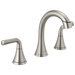 Delta Kayra 3533LF Two Handle Widespread Pull-Down Bathroom Faucet - Stainless