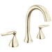 Delta Bonacci 3545 Two Handle Widespread Bathroom Faucet - Lumicoat Polished Nickel