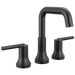 Delta Trinsic 3554 Two Handle Widespread Bathroom Faucet - Matte Black