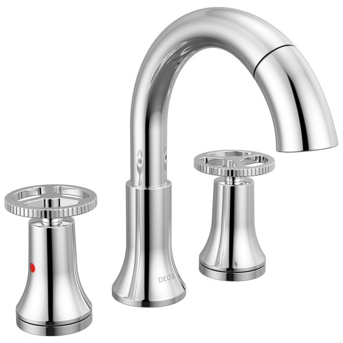 Delta Trinsic 3558 Two Handle Widespread Pull Down Bathroom Faucet - Chrome